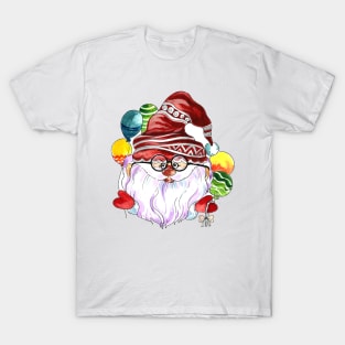 Santa Claus Face balloon T-Shirt